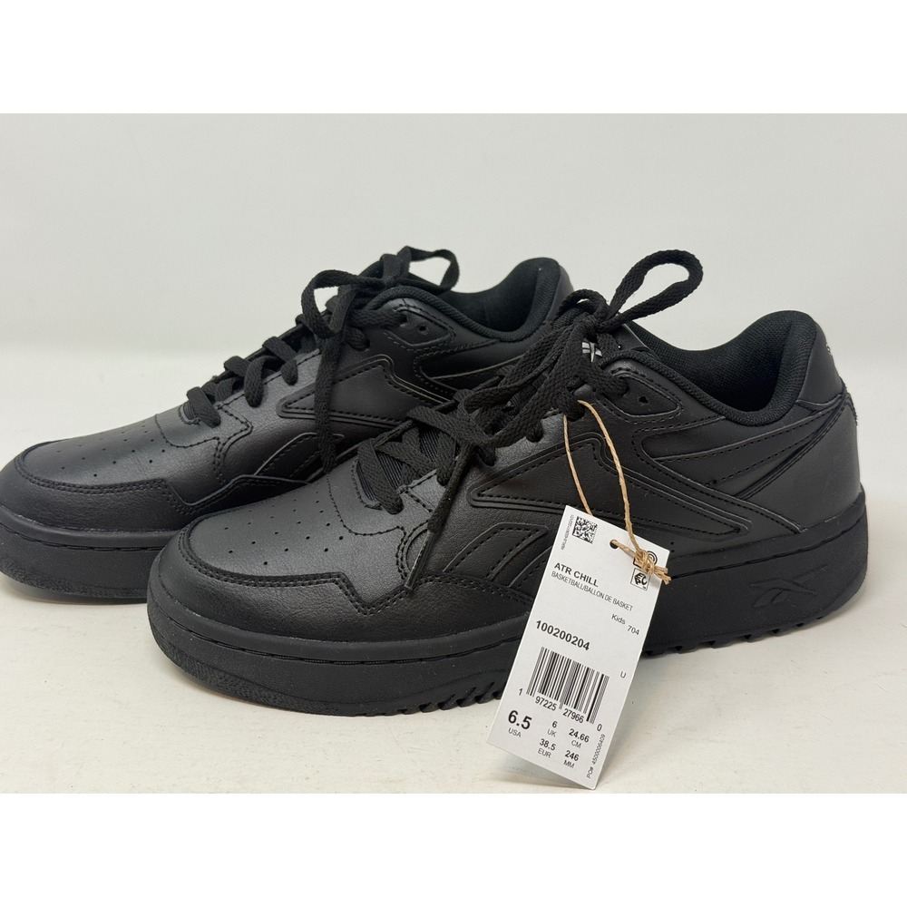 Reebok ATR Chill Basketball Shoes Black Kids 6.5‎ Low Top Sneakers 100200204